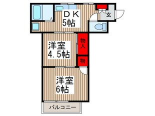 エムフラットの物件間取画像